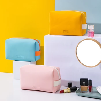 

2020 Women Fashion Drawstring Travel zipper Cosmetic Bag Makeup Bag Organizer Case Storage Pouch Toiletry Beauty Make Up Kit