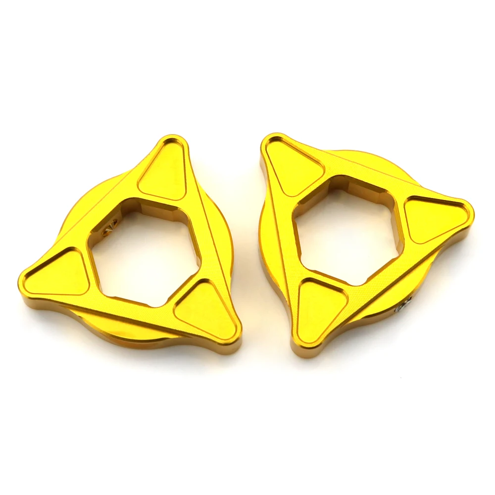 Для Honda CBR125 CBR 929RR CBR 600RR CBR 954RR CBR 1000RR 17 мм/22 мм передняя вилка преднатяжной регулятор шестигранный дизайн CNC алюминий - Цвет: 17mm gold