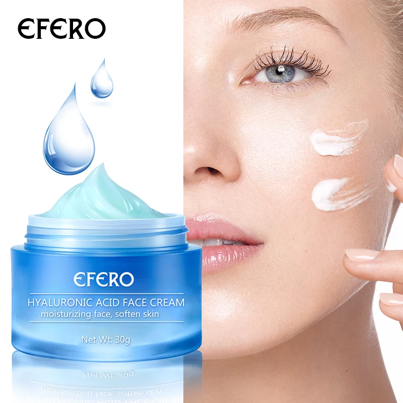 

EFERO Whitening Face Cream Wrinkle Cream Hyaluronic Acid Skin Whitening Cream Moisturizing Acne Treatment Skin Lightening Cream