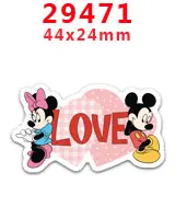 Кабошоны 30 шт мультфильм плоское украшение из смолы pr 30693 - Цвет: 29471