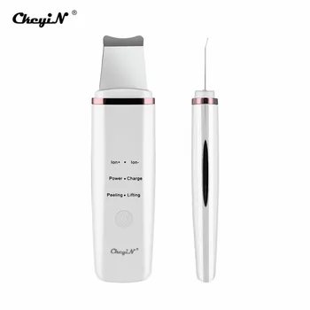 

Electric EMS Ultrasonic Skin Scrubber Deep Cleaning Peeling Machine Dead Skin Blackhead Remover Facial Care Massage Acne Clear