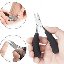 Маникюрные ножницы из нержавеющей стали, плоскогубцы с резиновой ручкой, многофункциональные прецизионные кусачки для ногтей, кусачки, триммер, уход за ногами