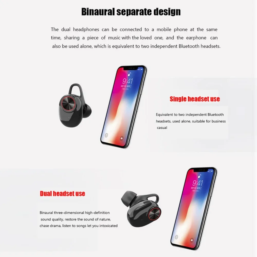 Беспроводные Bluetooth наушники спортивные бег драйвер стерео Бас HIFI наушники-вкладыши с кожухи головных телефонов для мобильных телефонов