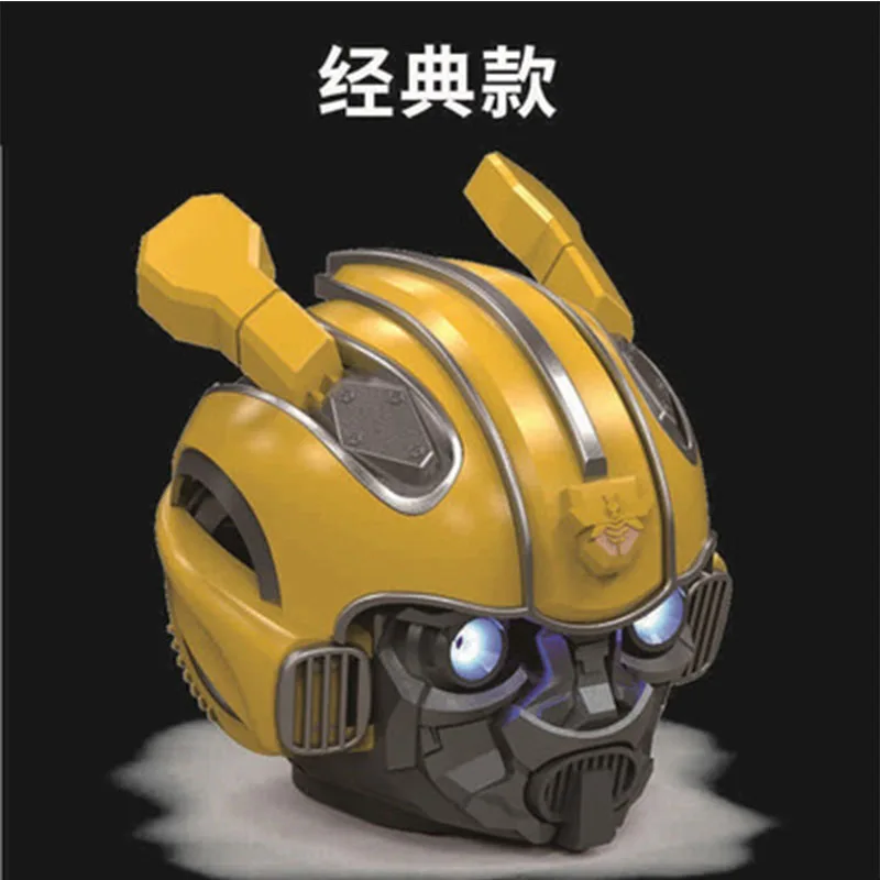 Bumblebee classic Bluetooth динамик Человек-паук Железный человек беспроводной громкий динамик TF USB Сабвуфер bluetooth динамик s mp3 стерео аудио музыкальный плеер подарок - Цвет: Bumblebee classic