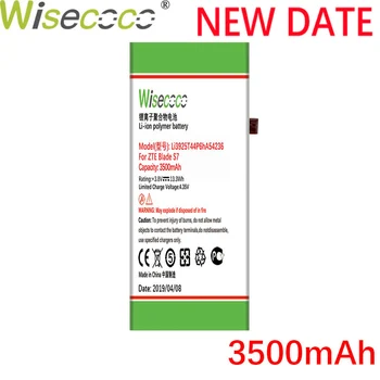

Wisecoco Li3925T44p6hA54236 3500mAh New Battery For ZTE Blade S7 T920 battery