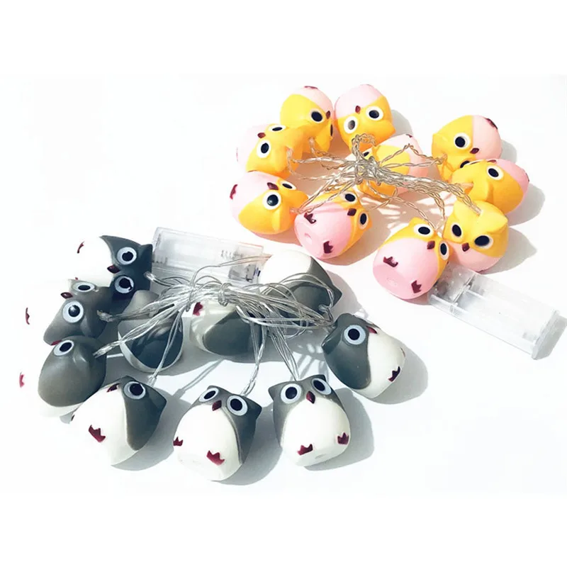1.65M 10 Leds Owl LED String Lights For Garland Party Wedding Birthday Festival Party Decoration Fairy AA Battery Operated