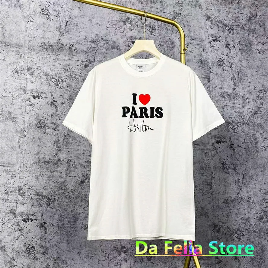 White Vetements T shirt Men Women I 