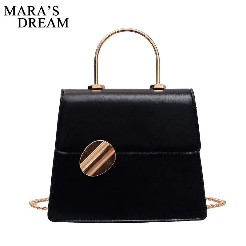 

Mara's Dream 2019 New Solid Color High-end Bag Handbag Tide Fashion Hit Color Small Square Bag Korean Version of The Wild Should