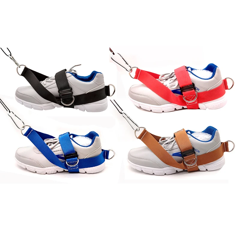 2PCS Ankle Straps Guard Buckle Foot Support Sports Feet Fitness Adjustable D-Ring Strap Ankle Support ankle straps