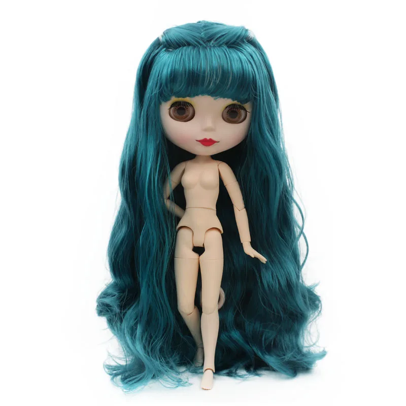 Кукла Обнаженная, похожая на куклу Blyth BJD, индивидуальные куклы могут изменить макияж и платье, сделай сам 12 дюймов шарнирные куклы для девочки 4 - Цвет: NO.1