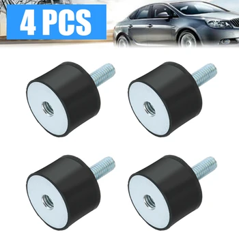 

4pcs Car Auto M8 Male Female Anti Vibration Rubber Mount Bobbin Isolator Damper 30x20mm Tool