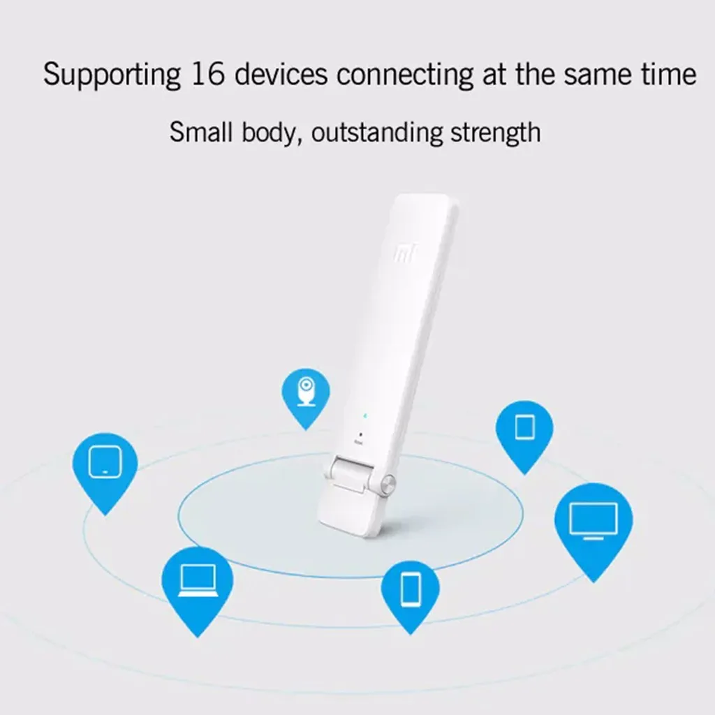 Лучшие продажи продуктов Xiaomi mi WiFi 300m расширитель Усилитель 2 USB режим питания для Xiao mi маршрутизатор для Носимых устройств