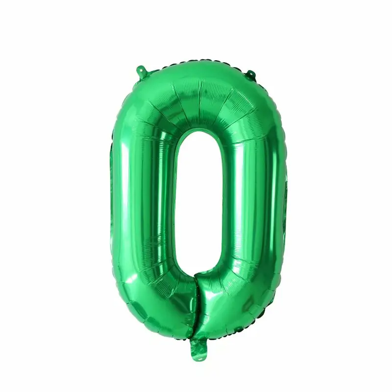 30 дюймов зеленый номер фольги Воздушные шары воздушный шар в форме цифры Гелий воздушные шары для детского душа с днем рождения Свадебные украшения Поставки - Цвет: Насыщенный сапфировый