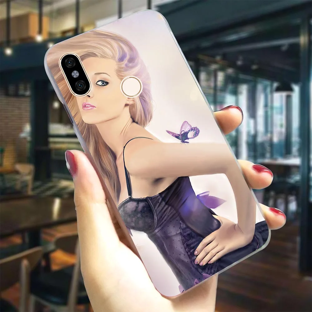 Mariposa Funda De Tel fono Para Xiaomi Mi 8 Lite Funda A1 5X A2 6X 6 9 