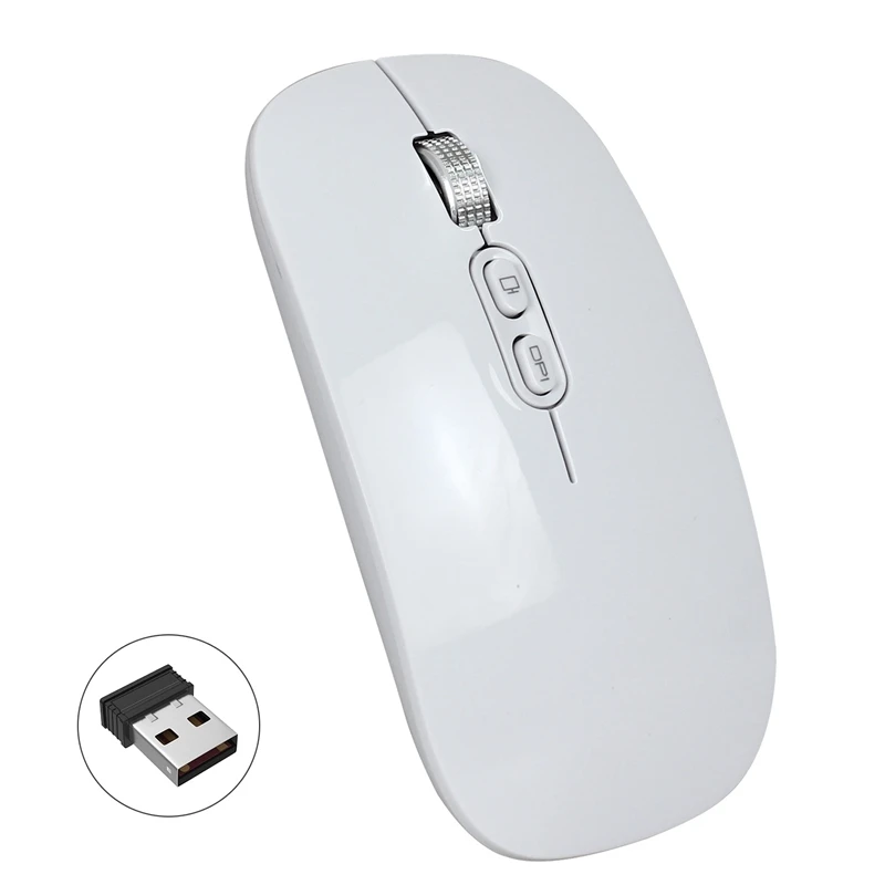 M103 перезаряжаемая беспроводная мышь Бесшумная Кнопка USB мини оптическая мышь, DPI 1600 с зарядным кабелем для ноутбука