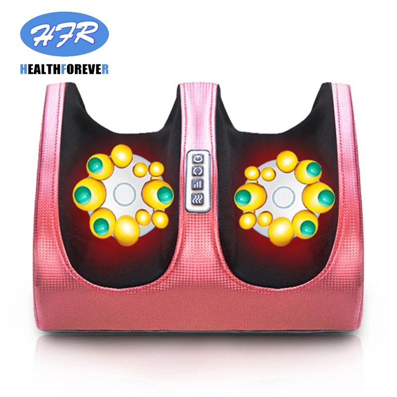 

HFR-8801 DC Adaptor Intelligence Slimming Insoles Infrared heating shiatsu total leg and electric roller Foot Massager