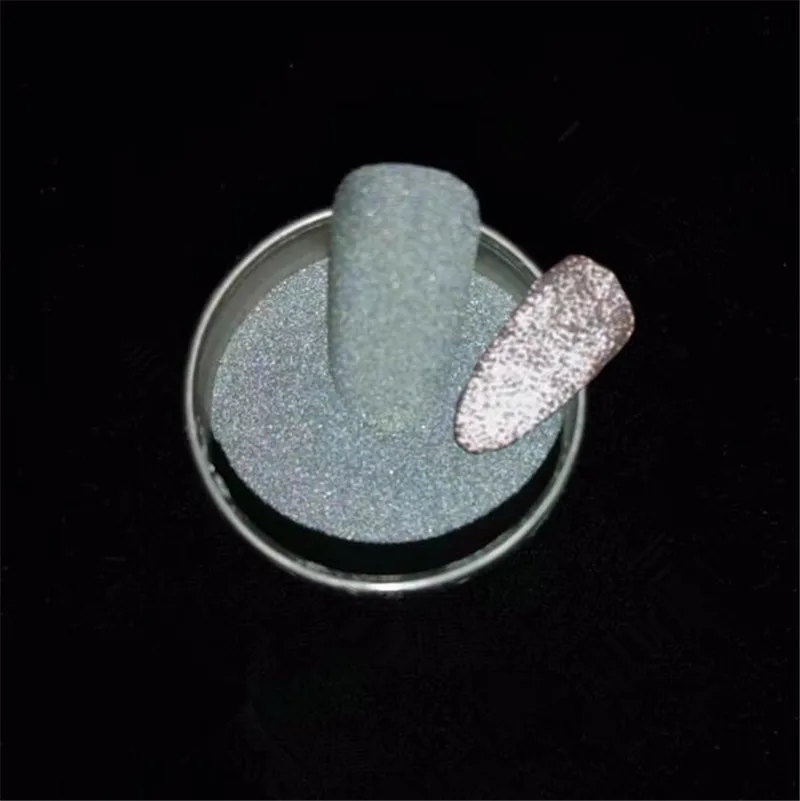 1 коробка блестящий порошок для ногтей пылезащитный светится в темноте Блестящий