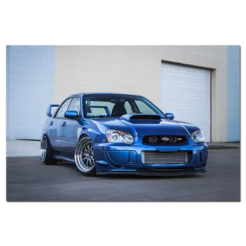 

Subaru Impreza WRX STI Car Photo Wall Art Posters and Prints Canvas Painting Wall Picture For Living Home Decor