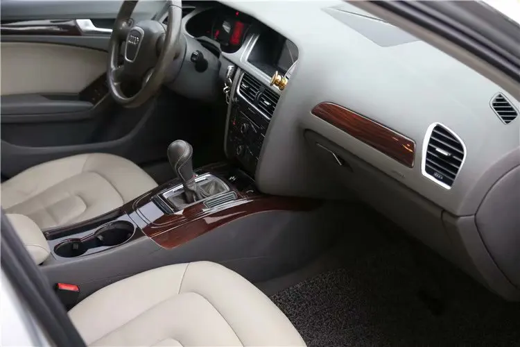 CDCOTN аксессуары для салона автомобиля Наклейка покрытие из углеродного волокна украшение подходит для 09-16 Audi интерьерные молдинги наклейка авто продукт