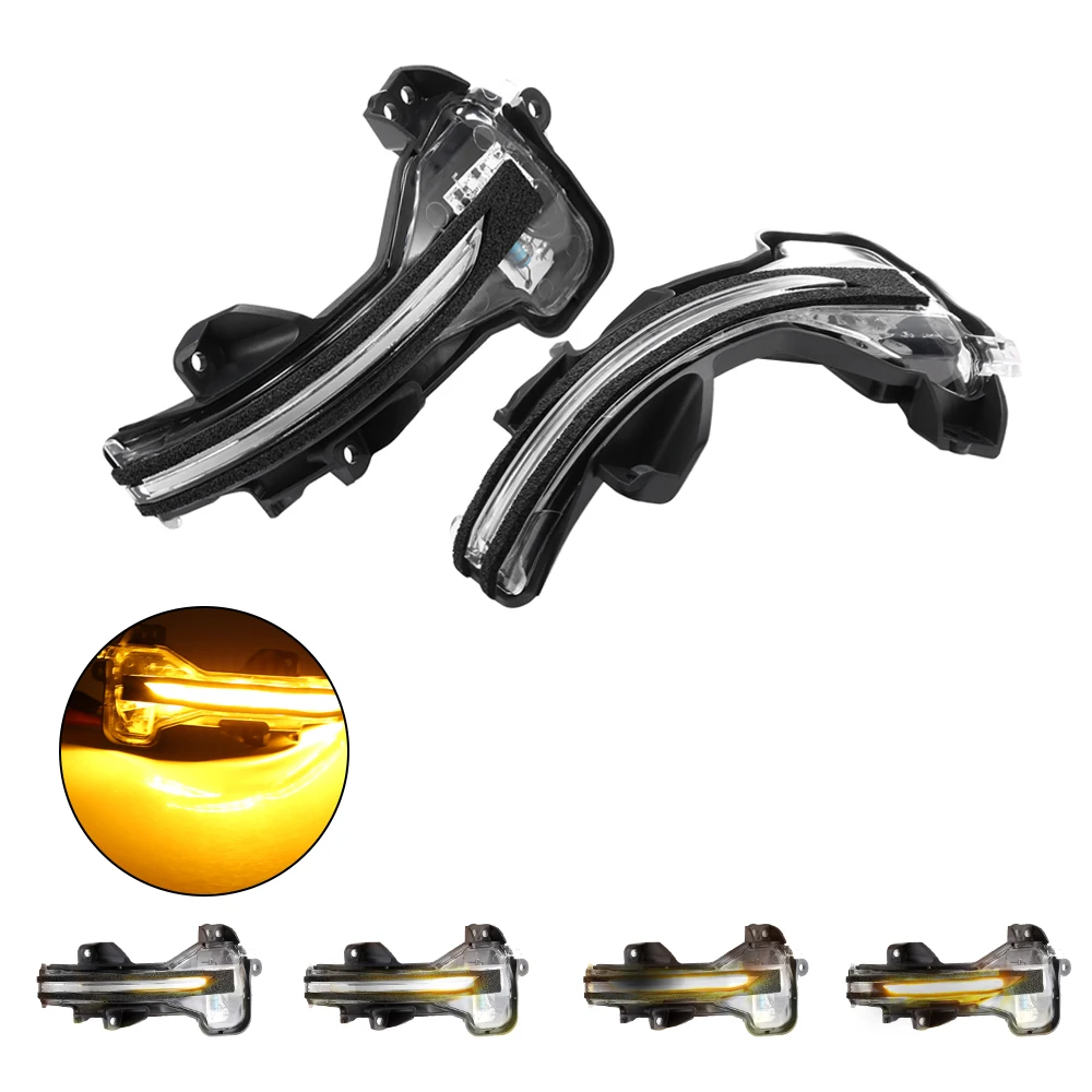 

2 pieces Dynamic Sequential Blinker Indicator Turn Signal Lights For Honda CR-V CRV URV City GREIZ JADE VEZEL ODYSSEY AVANCIER