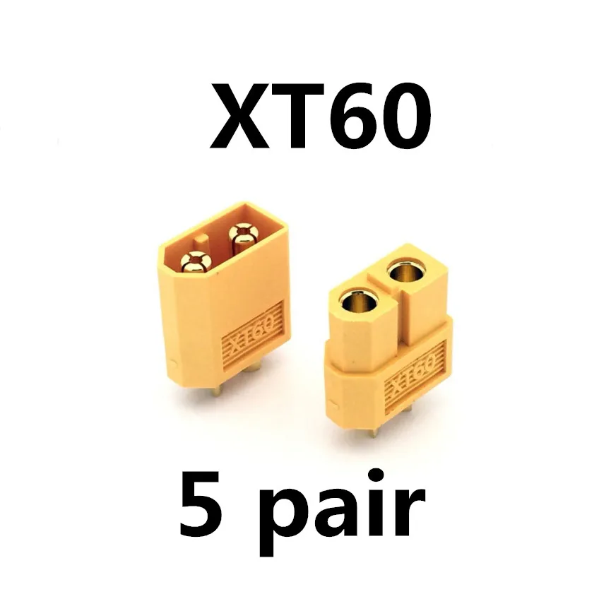 5 pair XT60 10/20 штук XT60 XT-60 штекерно-Штепсель провод с силикатной гелевой обмоткой для Батарея(5/10 пар - Цвет: 5 pair XT60