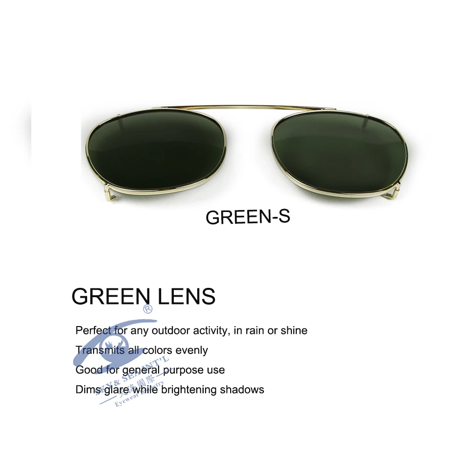 Medium/Large Rectangular Clip On Flip/Up Sunglasses Polarized Green Mirror  B5P | eBay