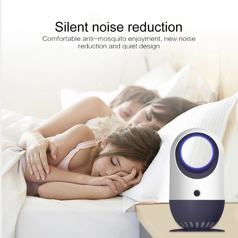 Low-voltage Ultraviolet Light Mosquito Killer Lamp Safe Mute USB Mosquito Insect Killer Electric Bug Zapper Fly Trap Lamp
