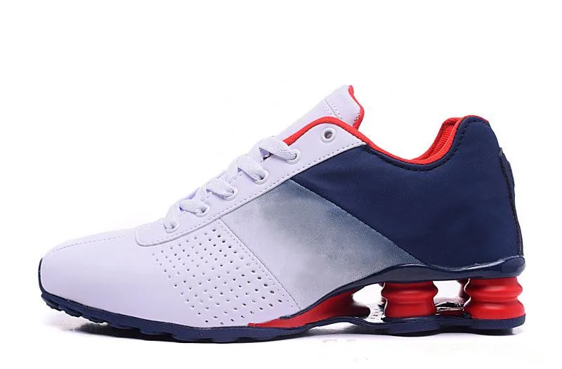 Высокое качество, новинка, Shox, 809, мужские кроссовки для бега, дешевые, известные, унций, NZ, мужские кроссовки, черные, белые, синие, увеличивающие воздух - Цвет: Фиолетовый