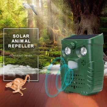 

1 PC Garden Solar Ultrasonic Animal Repeller Bats Birds Dogs Cats Repeller Repellent Animals Control for Outdoor