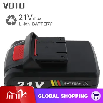 

VOTO Universal 21V Max Li-ion Lithium Rechargeable Battery with Flat Push Type for Electric Drill / Electric Screwdriver