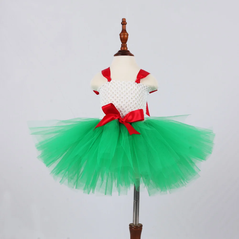 Girl Green Fluffy Tutu Dress Baby Birthday Party Tulle Kid Christmas Solid Color Costume Photo Props Student Toddler Tutus | Тематическая