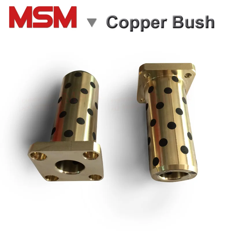 1pcs Graphite copper sleeve flanged self-lubricating bearing 25mm ID 35mm OD