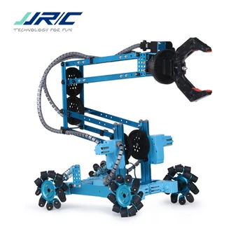 

JJRC K3 2.4G Omni Wheel RC Robot Arm Stick Remote Control Robot Flexible Mechanical Arm Alloy Robot Car Outdoor Model Toys