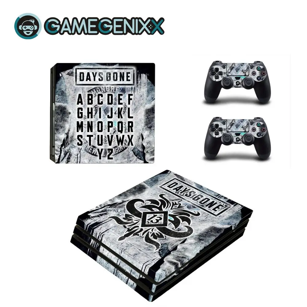 GAMEGENIXX виток винилопласта с наклейкой для консоли PS4 Pro и 2 контроллера-дней нет