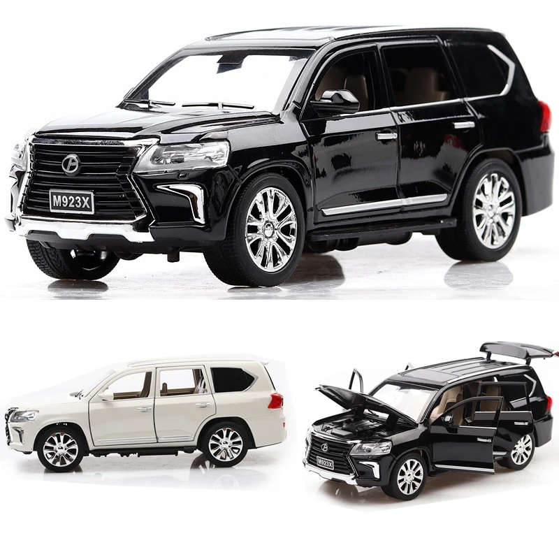 1:24 lexus LX570 модель автомобиля литая Игрушечная модель автомобиля детская игрушка коллекционные игрушки