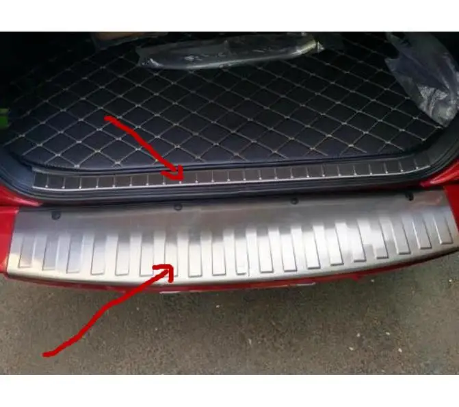 Защитная пластина для заднего бампера RAV4 2009 2010 2011 2012 из нержавеющей стали |