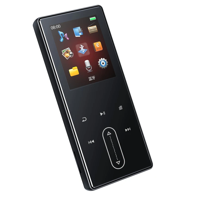 Bluetooth mp3 плеер с сенсорным экраном ruizu d22 Встроенный динамик 8 Гб музыкальный плеер 1,8 дюймов цветной экран без потерь HiFi Звук с FM