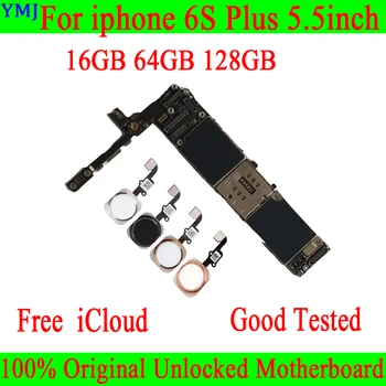 

For iphone 6S Plus Original unlocked Motherboard with/without Touch ID,Full Chips for iphone 6S Plus Mainboard 16GB 64GB 128GB