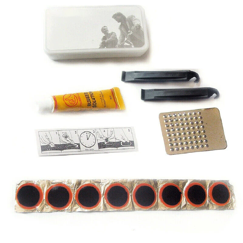 

Multi-Purpose Tire Repair Kit Practical Outdoor Riding Mountain Road Bike Accessories Emergency Quicker Repair Tire Tool Kits