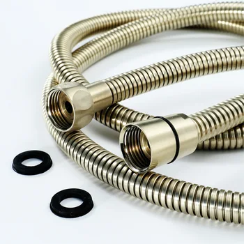 

Black Stainless Steel Shower Hose 1.5M Handheld Shower Head Fittings Pipes Bathroom Accessories Hose Flexible Plumbing Pipe 0036