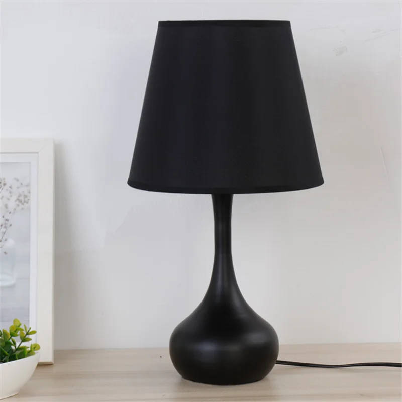 

Nordic Modern Table Lamp LED Decorative Bedroom Night Light Study Bedside Reading Desk Lampara Fabric Creative Living Room Decor