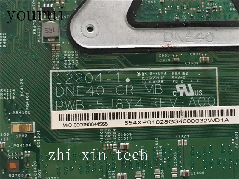 Yourui CN-0PTNPF 0PTNPF для Dell inspires 3421 5421 материнская плата для ноутбука с 1017u cpu 12204-1 PWB 5J8Y4 REV A00 тест ОК