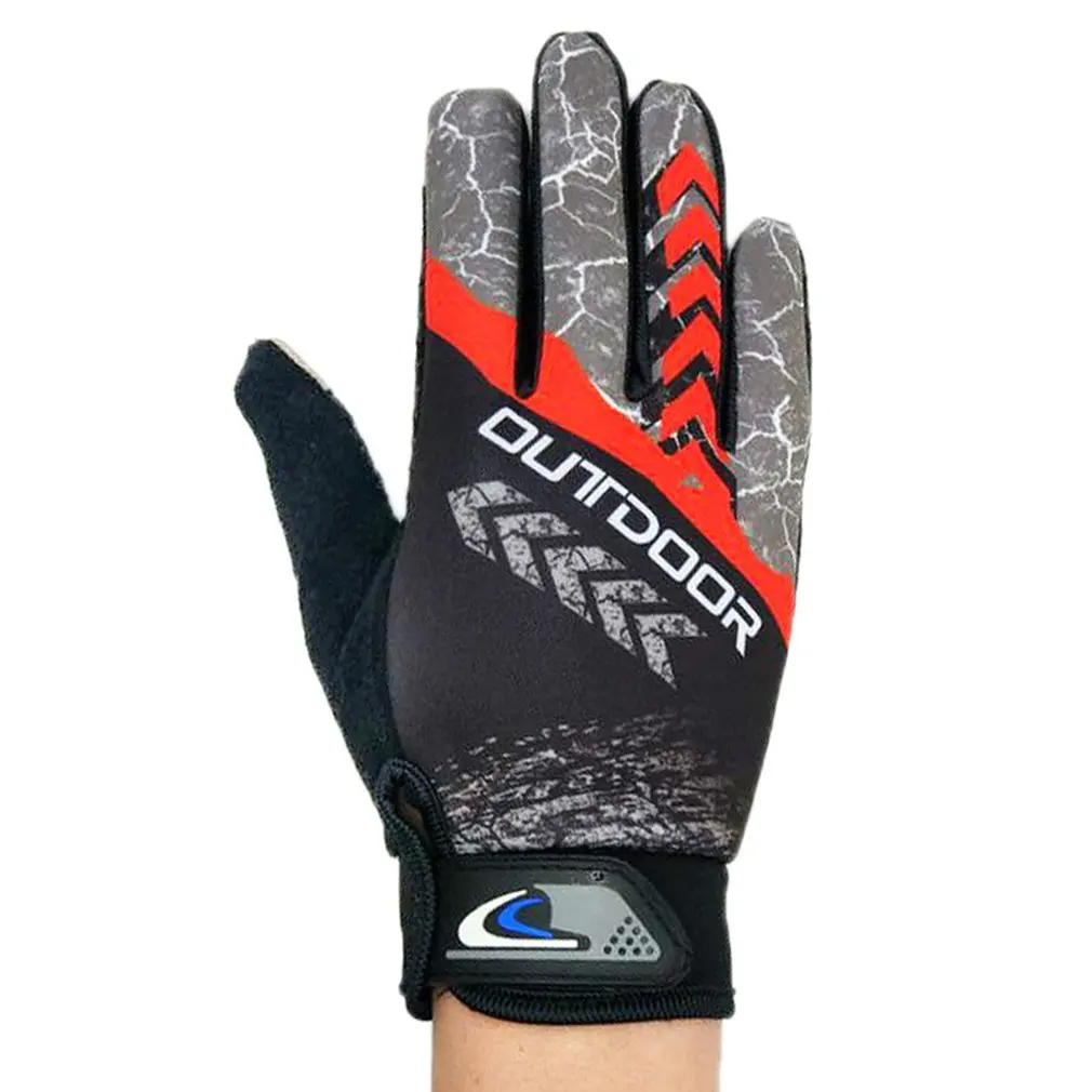 arrow Red Volledige Vinger Handschoen Racing Motorhandschoenen Fiets MTB велосипед езда unieke открытый Противоскользящий comfortabel ademend - Цвет: arrow Red