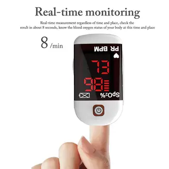 

Portable Fingertip Pulse Oximeter Ear forhead Infrared Thermometer Digital Blood Oxygen Oxygen Spo2 PR oximetro de pulso