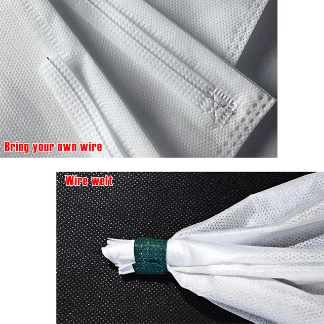 50 Dcs Gyümölcsvédő Zsák Rovar Elleni Madár Szövet Védje A Nettó Táskát Vízálló Biológiailag Lebontható Kertészeti Növények Termesztése Táskák - Image 2