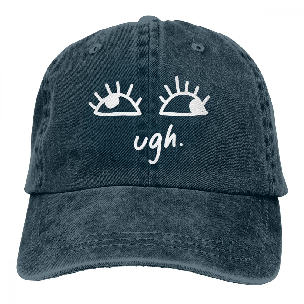 UH Mood Casquette черные унисекс Мужские Женские джинсовые бейсболка с ремешком кепки регулируемые Гольф папа шляпа