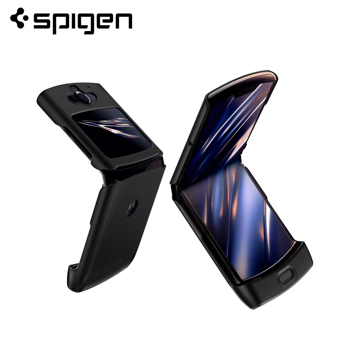Spigen Тонкий чехол для Motorola Razr (2020) тонкий дизайн облегченный с карманом легкий Противоскользящий чехол ACS00666|Специальные чехлы| | АлиЭкспресс