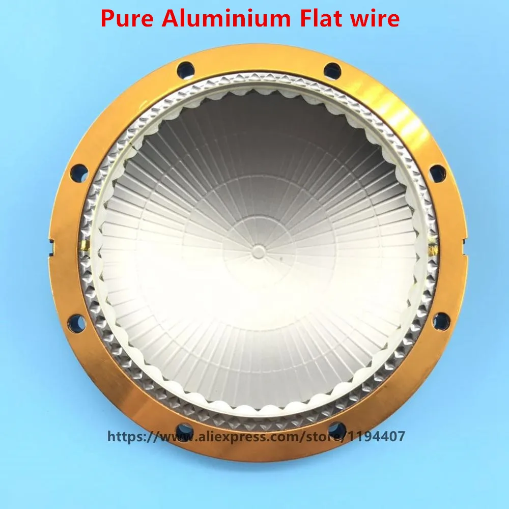 4pcs Aluminium Flat Wire Diaphragm Horn Tweeter DAS K8 K10 8 ND 10-8 ohm JBL 2445 2446 2447 2450 2451 2452H 2446 2447