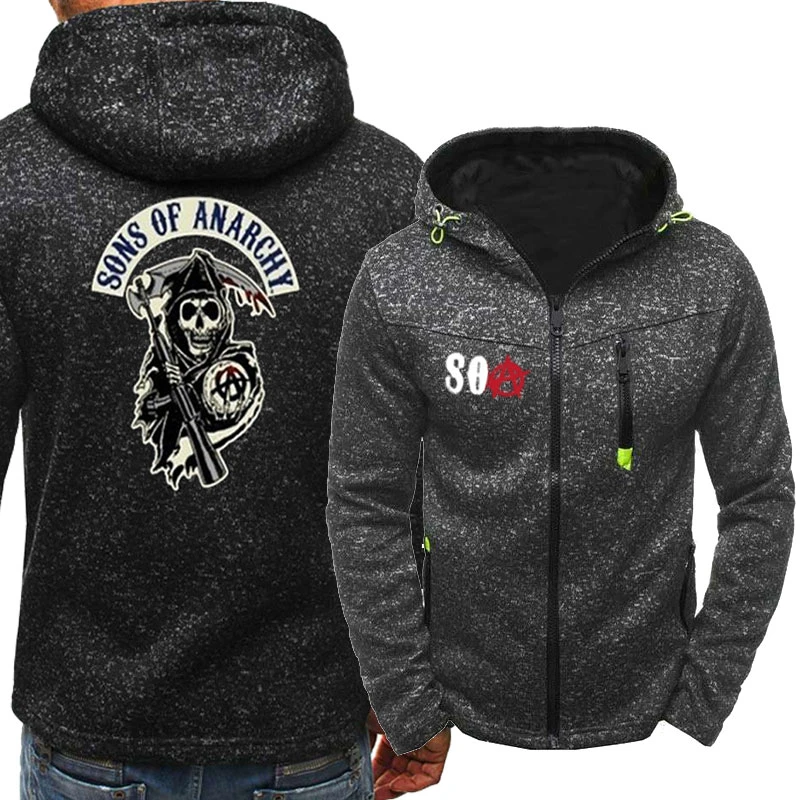 Soa Sons Of Anarchy The Child Fashion Samcro Men Sportswear Zipper Hoodies Skull Male Casual Sweatshirt Fleece Hiphop Warm Hoody Movie Tv Costumes Aliexpress