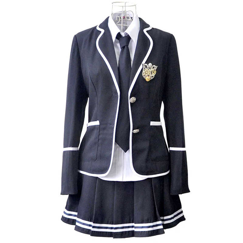 New Korean Mens Fashion School Uniform Blazer Boys Students Casual Suit